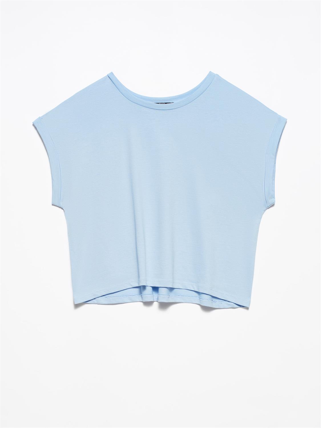 3431 T Kol  T-Shirt-Mavi