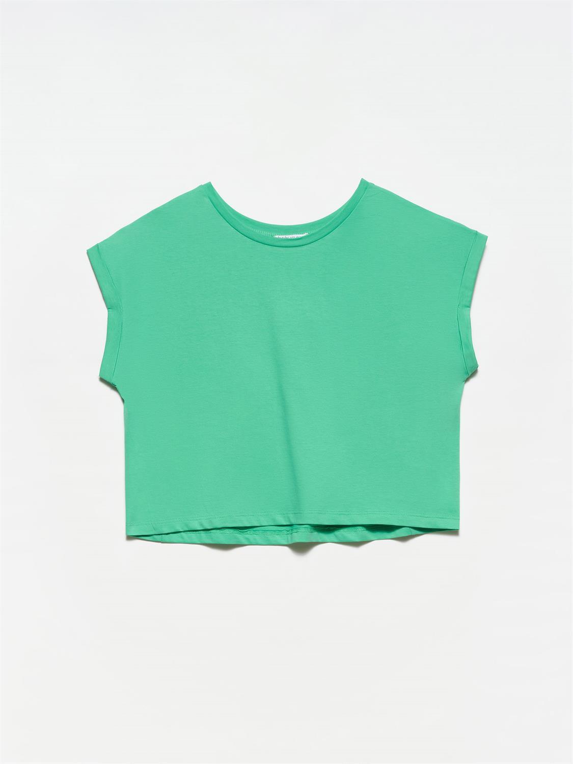 3431 T Kol  T-Shirt-Açık Yeşil