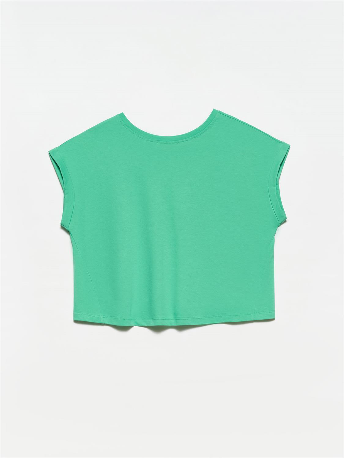 3431 T Kol  T-Shirt-Açık Yeşil