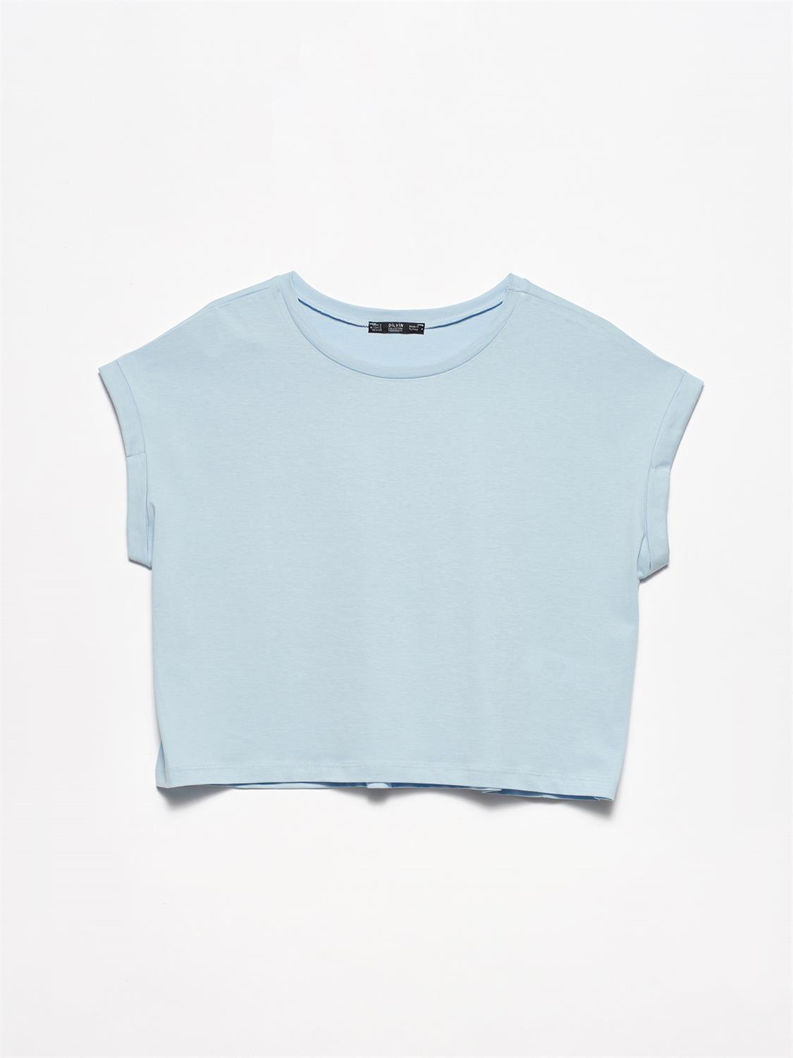 3431 T Kol  T-Shirt-Bebe Mavi