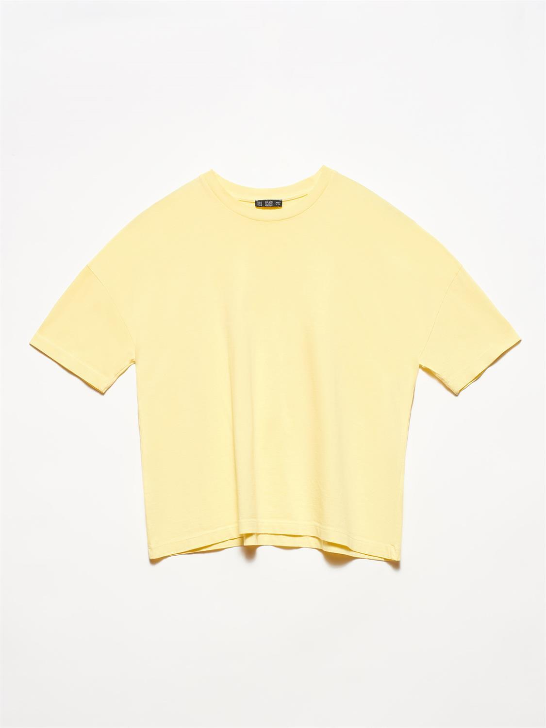 3683 Basic T-Shirt-T.Sarı