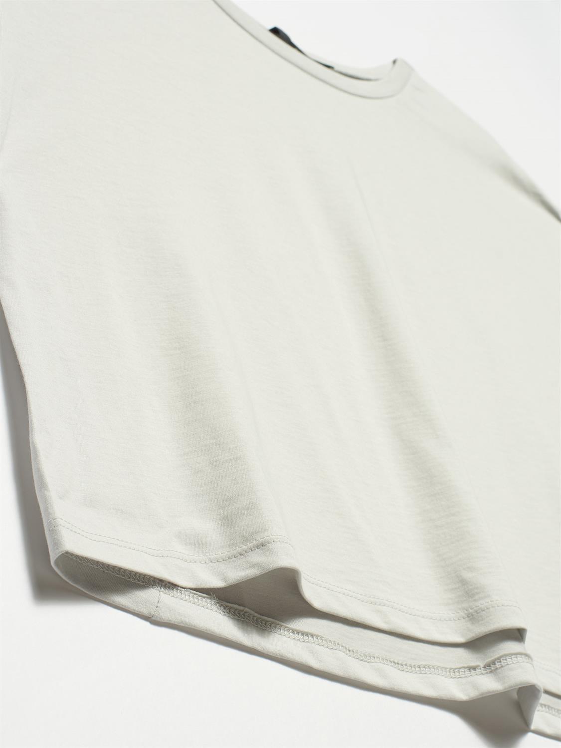 3431 T Kol  T-Shirt-Gri