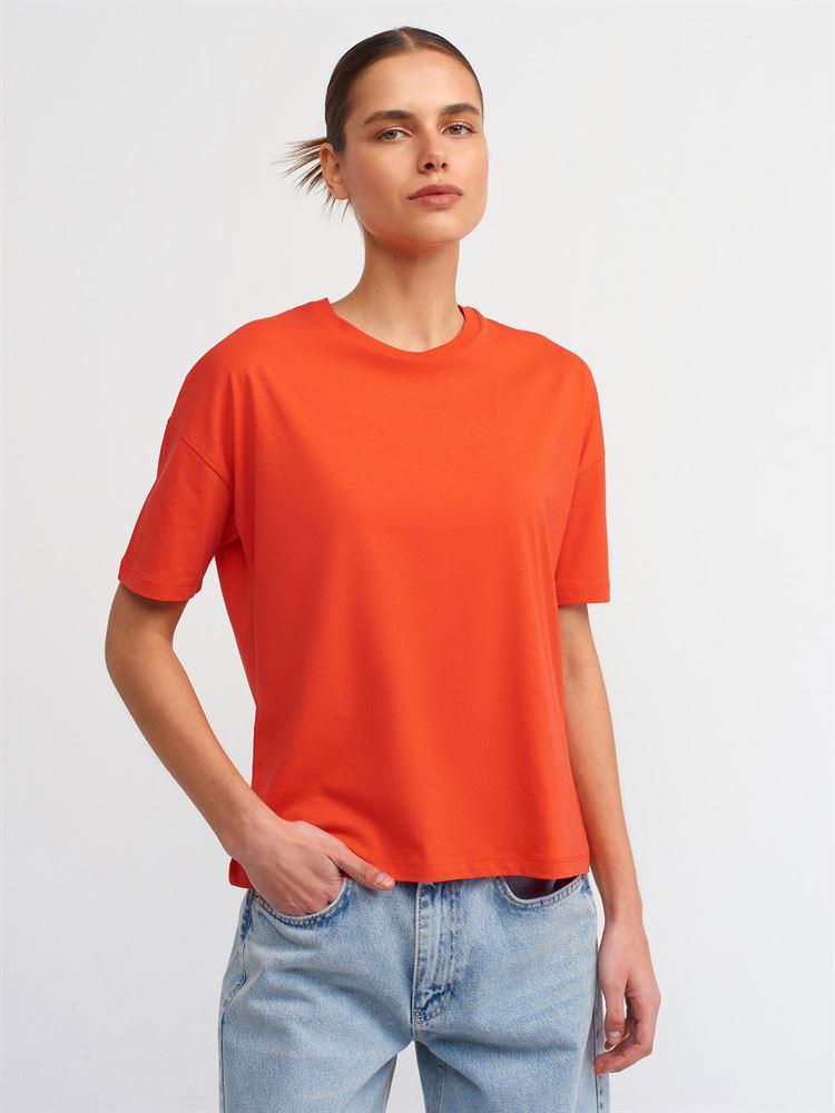 3683 Basic T-Shirt-Kırmızı