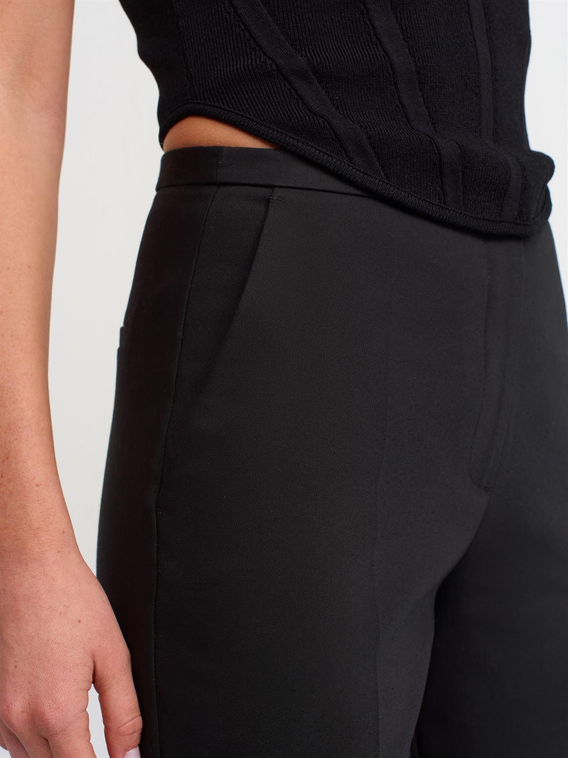 4959 Klasik Fit Pantolon-Siyah