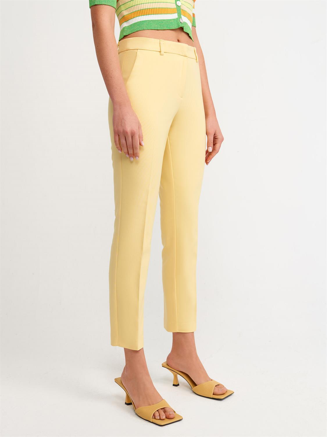 4979 Klasik Fit Pantolon-Sarı