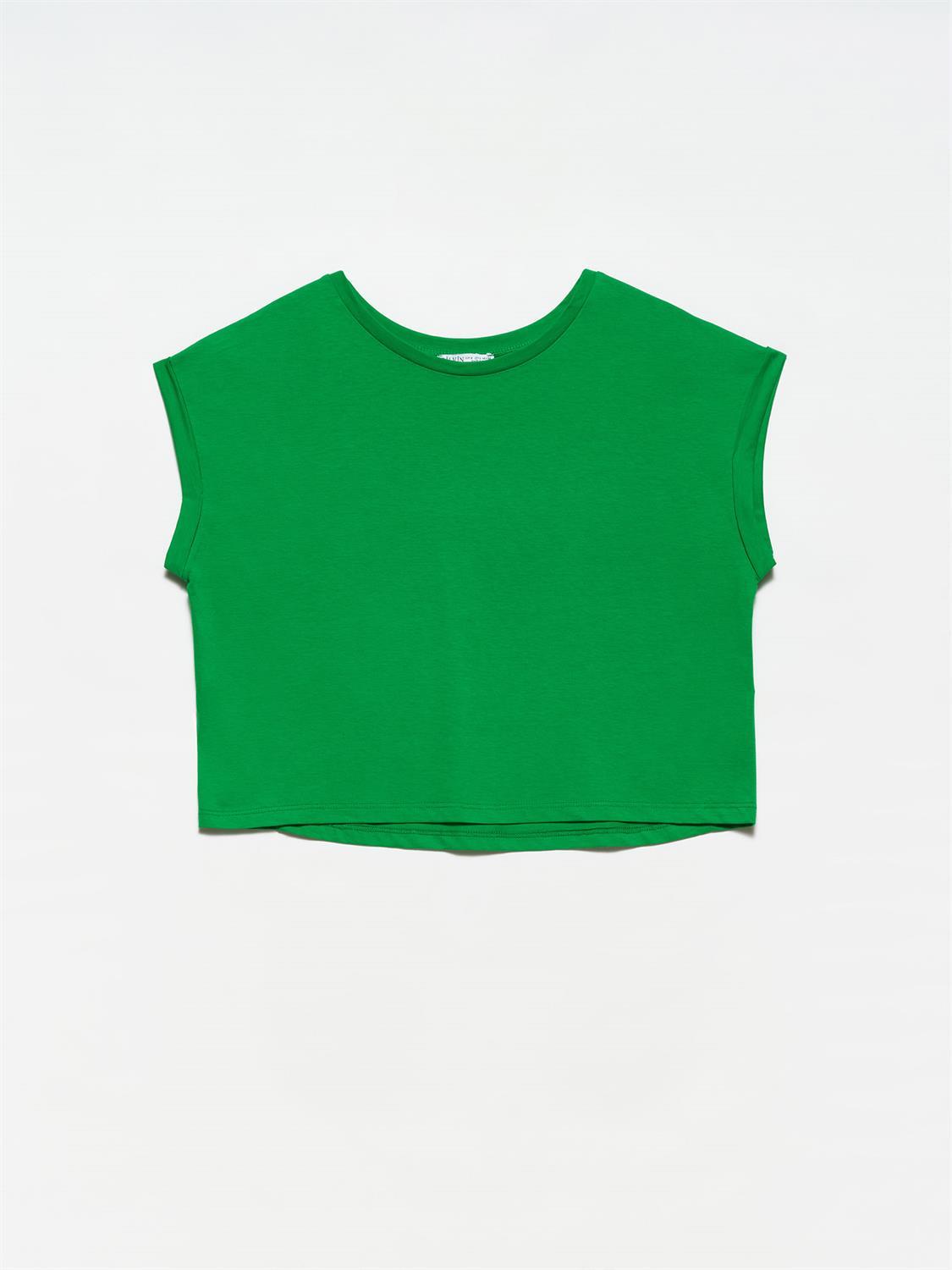 3431 T Kol  T-Shirt-Yeşil