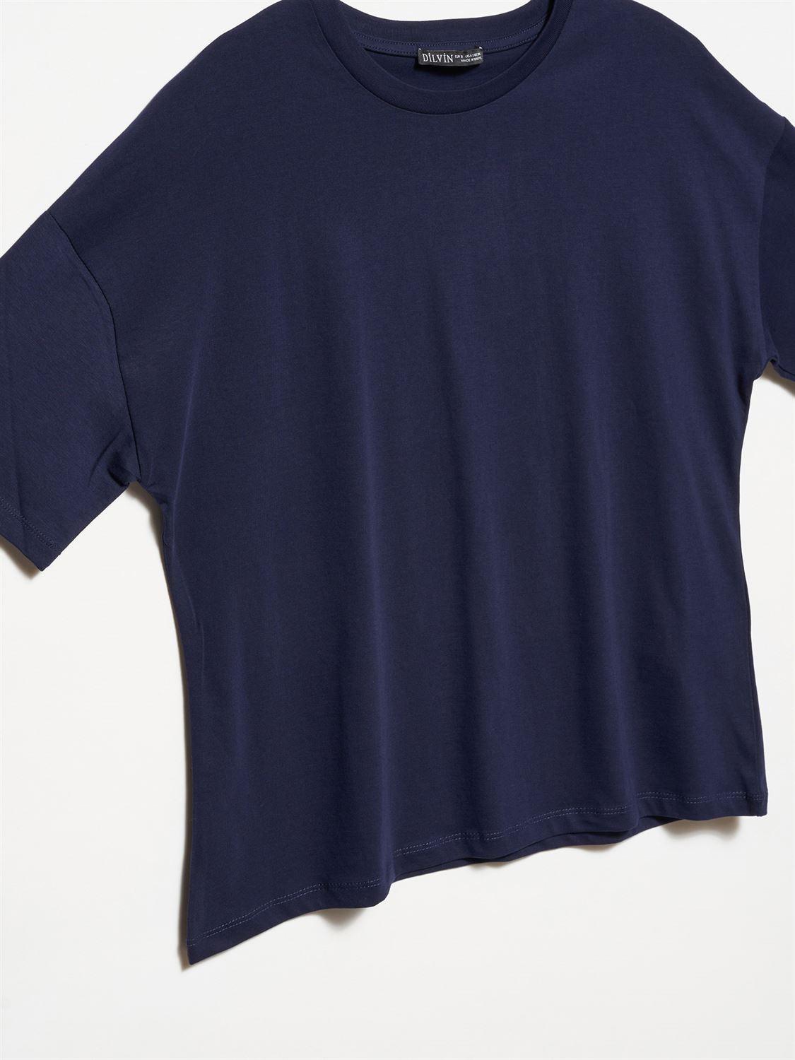 3683 Basic T-Shirt-Lacivert