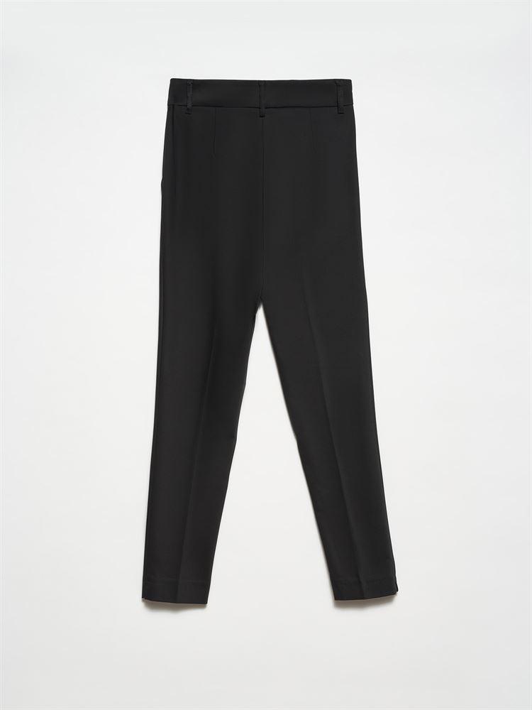71187 Slim Fit Yüksek Bel Pantolon-Siyah