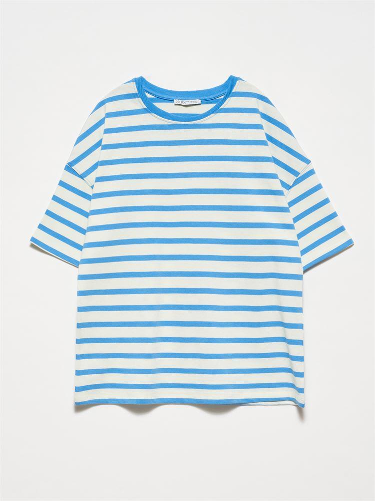 30176 Basic T-Shirt-Mavi